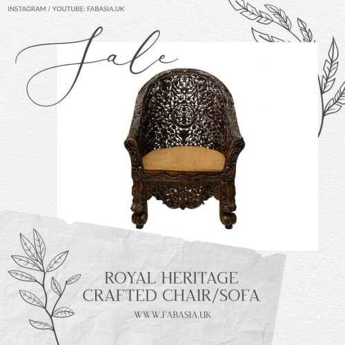 FabAsia Royal Hrtitage Crafted Chair Sofa 4