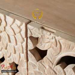 FabAsia CERO Carved Solid Wood Cabinet 4