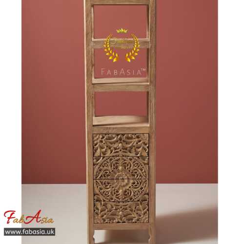 FabAsia Carito Carved Side Table 1