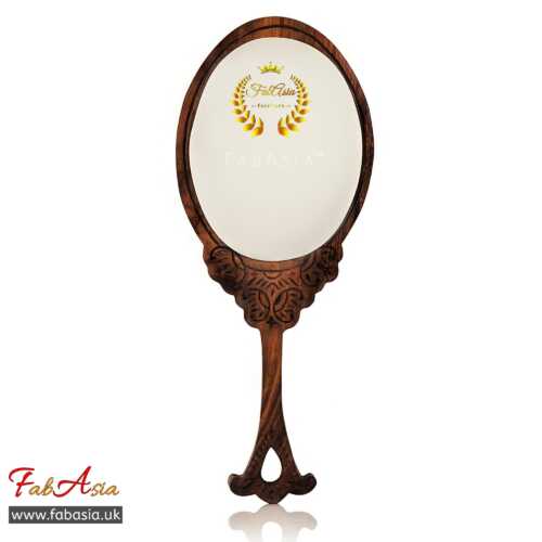 FabAsia ELO Carved Hand Mirror 1