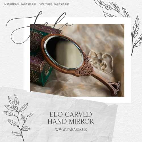 FabAsia ELO Carved Hand Mirror 2