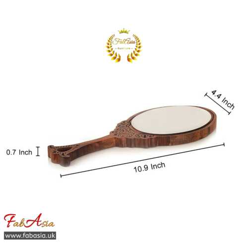 FabAsia ELO Carved Hand Mirror 3