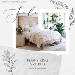 FabAsia Flovy King Size Bed 8