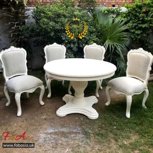 FabAsia Louis French Dining 4 Seater 2