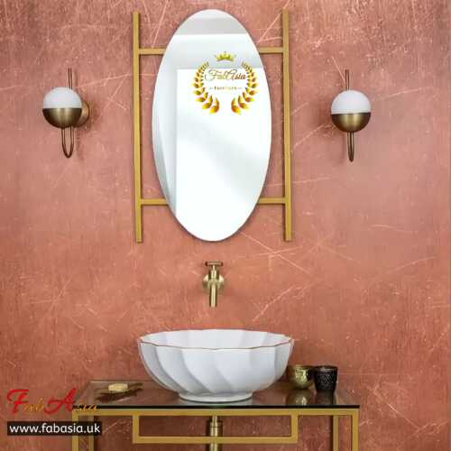 FabAsia Meplo Wash Basin with Mirror 1