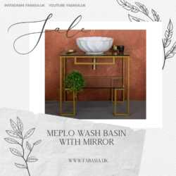 FabAsia Meplo Wash Basin with Mirror 6