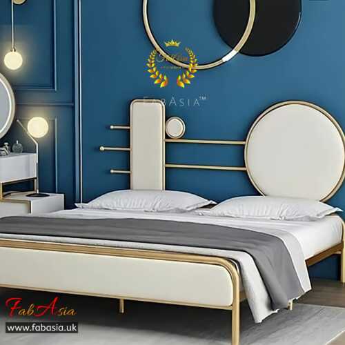 FabAsia Premium Metalic Luxury Bed 5