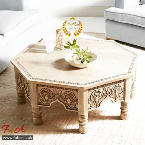 FabAsia Premium Peacock Design Center Table 1