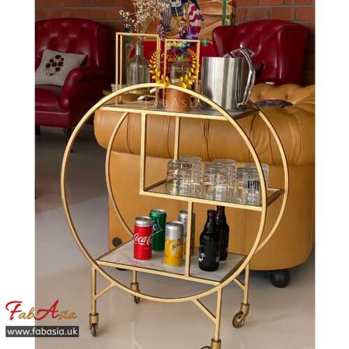 FabAsia Rokvy Wheel Serving Tray 4