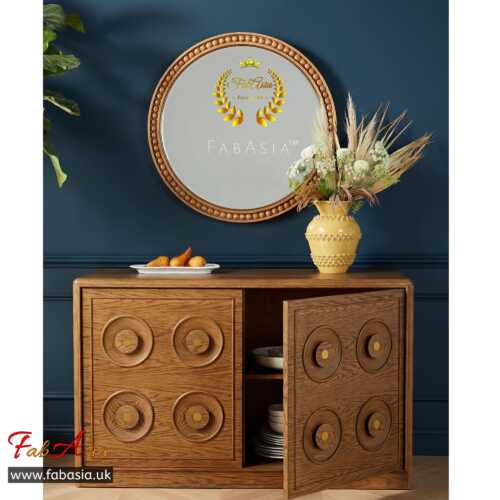 FabAsia Roukly Solid Wood Cabinet 4