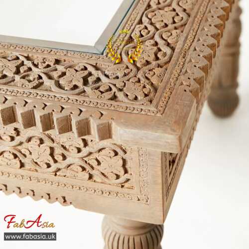 FabAsia Royal Carved Center Table 3