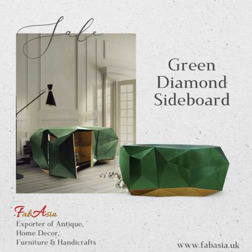 FabAsia Green Diamond Sideboard 5 scaled scaled