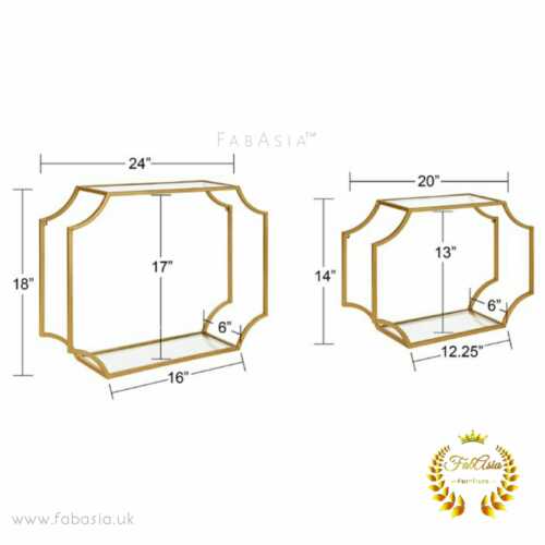 FabAsia Katana Shelf Set of 2 5