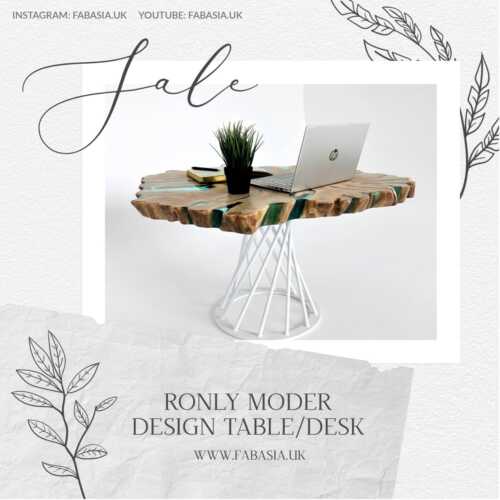 FabAsia Ronly Moder Design Table Desk 5