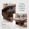 Vinto Barrel Coffee Table 5